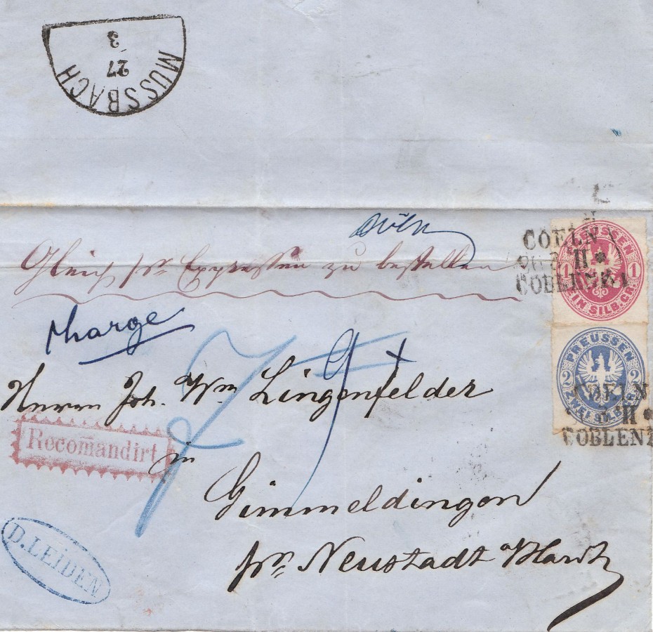 Vermischtes von der bayerischen Postgeschichte - via Tellerrand