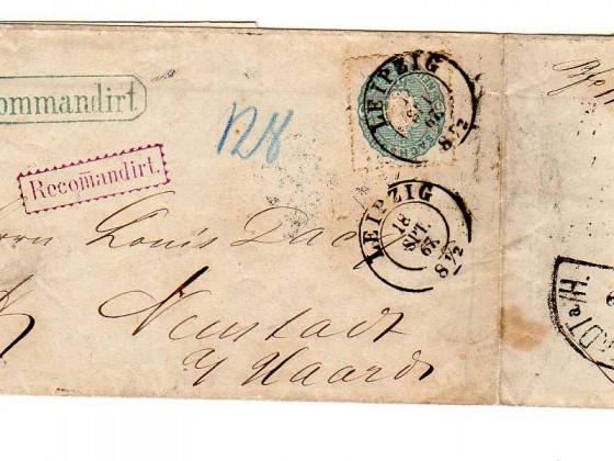 Leipzig nach Neustadt a. d. Haardt (1867)
